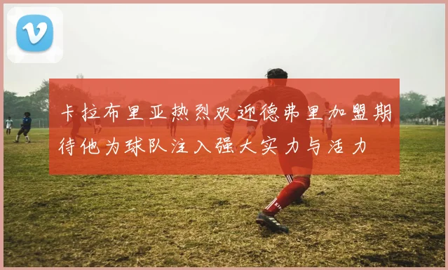 卡拉布里亚热烈欢迎德弗里加盟期待他为球队注入强大实力与活力